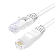 S-TEK RJ45 Cat6 Ethernet Patch Internet Cable white 1 MTR