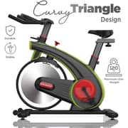 Sparnod Fitness SSB-15 Spin Bike Exercise Cycle for Home Gym Heavy Duty Indoor Stationary Cycling Trainer Machine