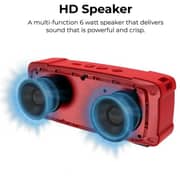 Promate Bluetooth Portable Speaker Maroon