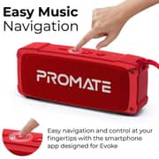 Promate Bluetooth Portable Speaker Maroon