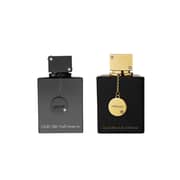 Armaf Club De Nuit Intense - Men & Women Perfumes Set, CDN Intense 105ML EDT For Him & CDN Intense 105ML EDP For Her, Black