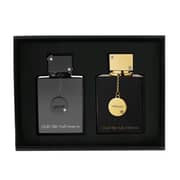Armaf Club De Nuit Intense - Men & Women Perfumes Set, CDN Intense 105ML EDT For Him & CDN Intense 105ML EDP For Her, Black