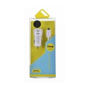 Ivon 2 USB Car Charger With USB Type C Cable 1m