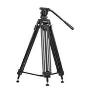 Promate Aluminium Video Tripod (170cm)with Mid-Level Spreader, 3 Way Pan, 10Kg Load Hold, Pixels-170