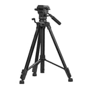 Promate Aluminium Tripod (170cm)with Panoramic Head, Bubble Level, 3 Section Leg Lock, Precise-170