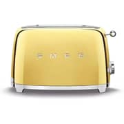 Smeg 50's Style Toaster Gold TSF01GOUK
