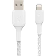 Belkin Braided Lightning Cable 1m White