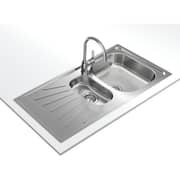 TEKA Inset Reversible Kitchen Sink 60cm Matt Finish Stainless Steel - 8434778015676