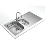 TEKA Inset Reversible Kitchen Sink 60cm Matt Finish Stainless Steel - 8434778015676