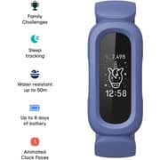 فيتبيت  FB419BKBU  الآس  3  تعقب النشاط للأطفال الأزرق الكوني  /  أسترو الأخضر