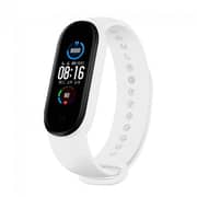 Margoun Xiaomi Mi Band 5 Replacement Silicone Band - White