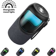 Switch Portable Bluetooth Speaker Black With LED Lights