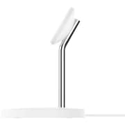 Belkin Charge Pro MagSafe 2-in-1 Wireless Charger White