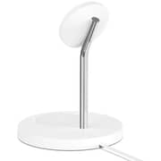 Belkin Charge Pro MagSafe 2-in-1 Wireless Charger White