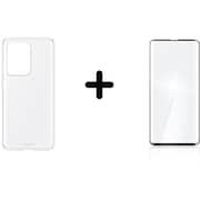 Glassology Case W/ Screen Protector Clear For Galaxy S21 Ultra