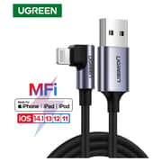 Ugreen Right Angel Lightning Cable 1m Black