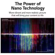 LG NanoCell TV 75 Inch NANO75 Series Cinema Screen Design 4K Active HDR webOS Smart with ThinQ AI (2021 Model)