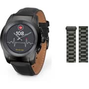 MyKronoz Zetime Pemium Smart Watch Black with Metal Strap