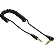 Hama Flexi-Slim Coiled Cord Stereo 3.5mm Cable 1.5m Black
