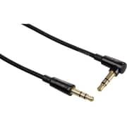 Hama Flexi-Slim Coiled Cord Stereo 3.5mm Cable 1.5m Black