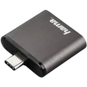Hama USB Type C OTG SD Card Reader Grey 124186
