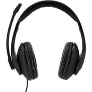 Hama 139924 HS-USB300 Stereo Wired On Ear Headset Black