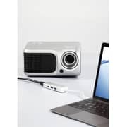 Hama 135756 4 In 1 USB Hub Silver