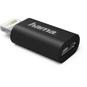 Hama Lightning To Micro USB Adapter Black