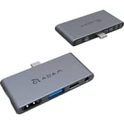 Adam Element AAPADHUBI4GY 4-in-1 USB Type C Hub Grey