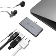 Adam Element AAPADHUBI4GY 4-in-1 USB Type C Hub Grey