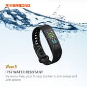Riversong WAVE S Smart Fitness Band Black