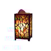 Himalayan Aura Salt Chunks in Metal Basket, 3-5KG Air Purifying Crystal Metal Basket with Salt Chunks(8''x4.5'') for home decor gifts