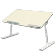Ibama Portable Laptop Stand Table Height And Angle Adjustable Desk Folding Table For Writing In Bed, Sofa And Couch With Anti Slip Pad