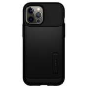 Spigen Slim Armor designed for iPhone 12 Pro MAX case cover - Black