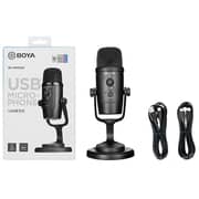 Boya Microphone With USB-C Connector Cable Black