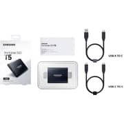 SAMSUNG T5 Portable SSD 2TB - Up to 540MB/s - USB 3.1 External Solid State Drive, Black (MU-PA2T0B/AM)