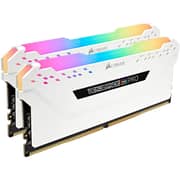 Corsair Vengeance RGB Pro 16GB (2 x 8GB) DDR4 DRAM 3600MHz C18 Memory Kit White