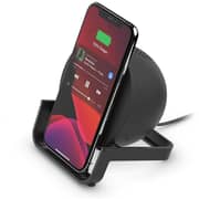 Belkin Wireless Charging Stand With Bluetooth Speaker 10 Watts Black