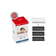 Canon KP-108 Color Ink Paper Set, Postcard Size 100 x 148 mm, 108 Sheets Selphy CP, 3115B00[(AA], White
