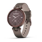 Garmin Lily Classic Dark Bronze Bezel with Paloma Case and Italian Leather Band Smartwatch