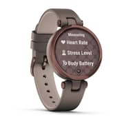 Garmin Lily Classic Dark Bronze Bezel with Paloma Case and Italian Leather Band Smartwatch