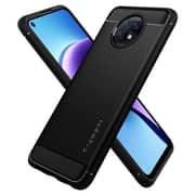 Spigen Rugged Armor designed for Xiaomi Redmi Note 9T case cover - Matte Black