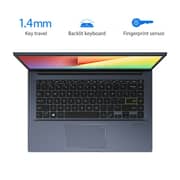 Asus VivoBook M413 Thin & Light Laptop AMD Ryzen 5-3500U 2.1GHz 8GB 256GB SSD Win10 14inch FHD Bespoke Black English/Arabic Keyboard