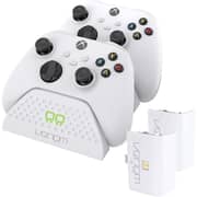 Venom Twin Docking Station with 2 x Rechargeable Battery Packs for Xbox Series X and Xbox Series S & Xbox ONE - White
