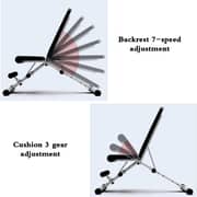 X Maxstrength Folding Dumbbell Bench Weight Ab Bench, Incline Decline Foldable Weight Lifting and Adjustable Sit Up Bench for Home