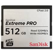 Sandisk Extreme Pro Memory Card 512GB Black/Silver SDCFSP-512G-G46D