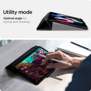 Spigen Rugged Armor PRO designed for iPad Air 5 case cover (2022) 10.9 inch 5th Generation and iPad Air 4th Generation case (2020) with Pencil Holder - Black