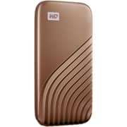 WD 1TB My Passport SSD External Portable Drive, Gold, Up to 1050 MB/s Solid State Drive WDBAGF0010BGD-WESN