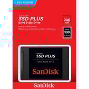 Sandisk SSD Plus Drive 240GB Black SDSSDA240GG26