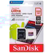 SanDisk Ultra microSD 200GB Memory card SDSQUA4-200G-GN6MA